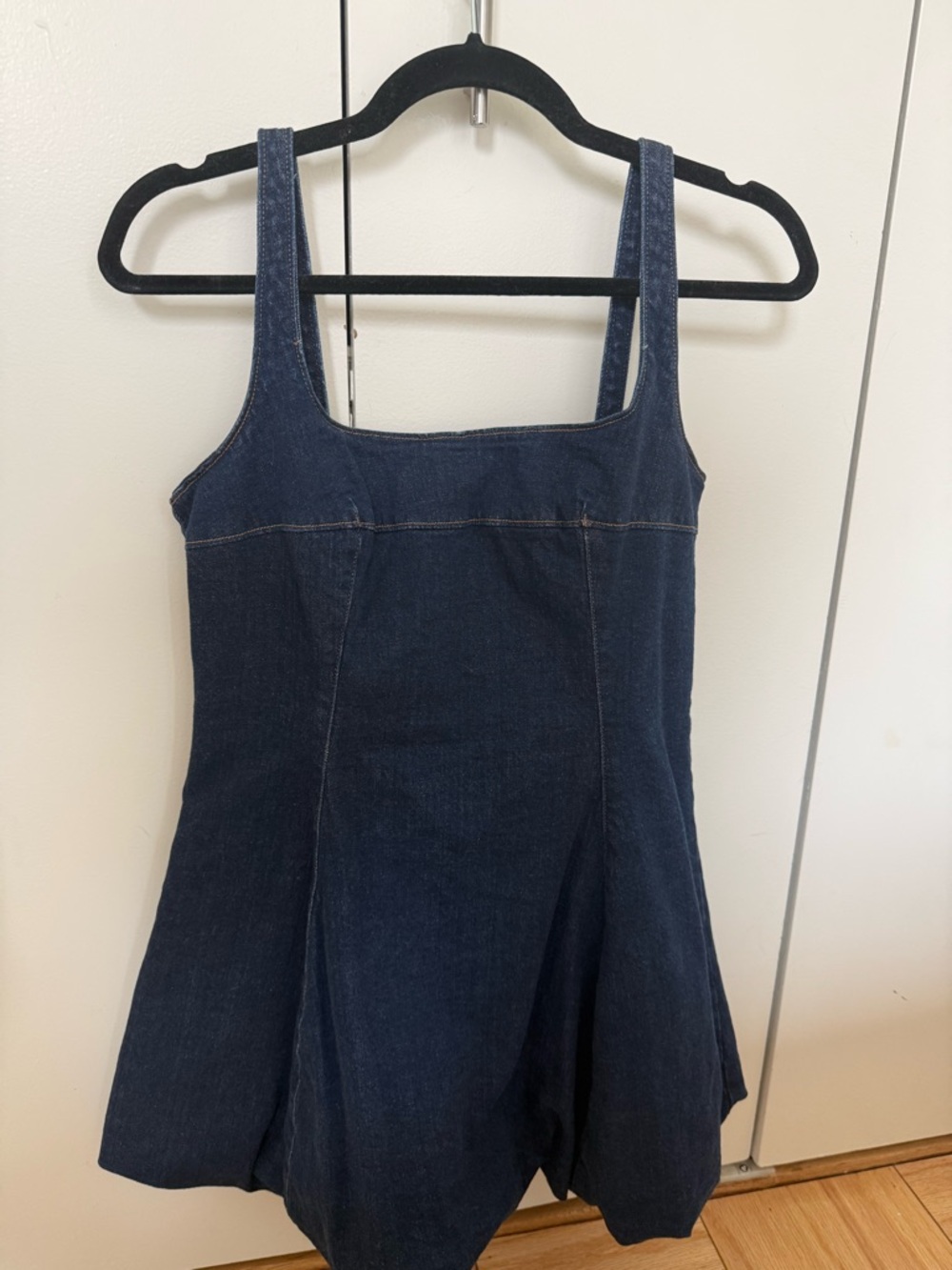 Abercrombie & Fitch Dark Indigo Denim Mini Dress
